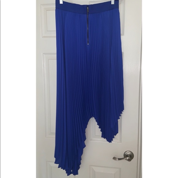 Alice & Olivia ‼️CYBER MONDAY SALE‼️ pleated midi ultramarine skirt -NWT - Picture 10 of 17